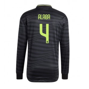 Real Madrid David Alaba #4 Tredje Tröja 2022-23 Långärmad